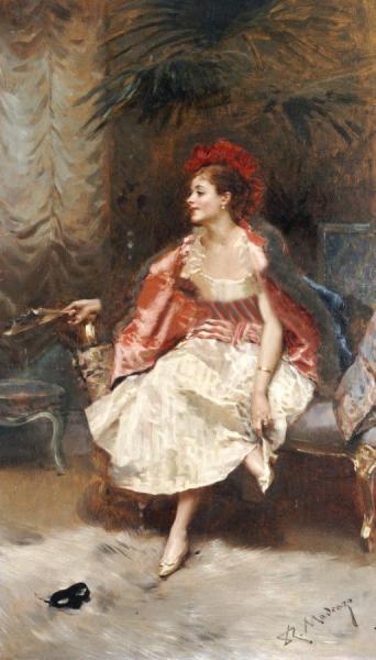 After The Ball by Raimundo De Madrazo Y Garreta