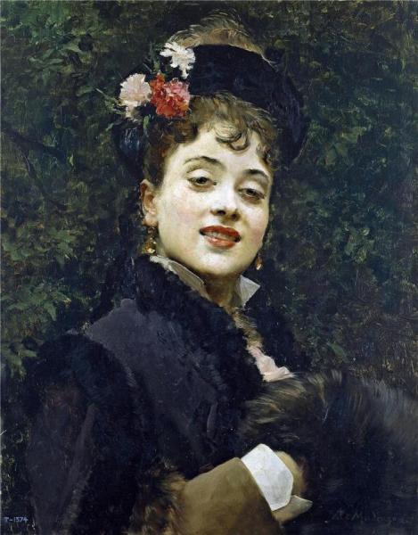 Aline Masson, The Artist's Wife by Raimundo De Madrazo Y Garreta