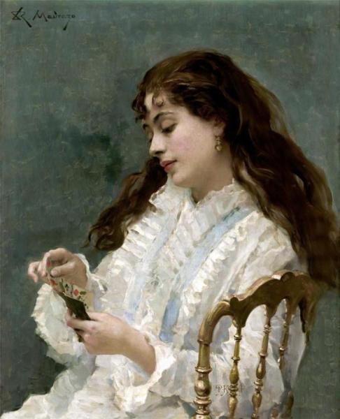 Aline Playing Cards by Raimundo De Madrazo Y Garreta