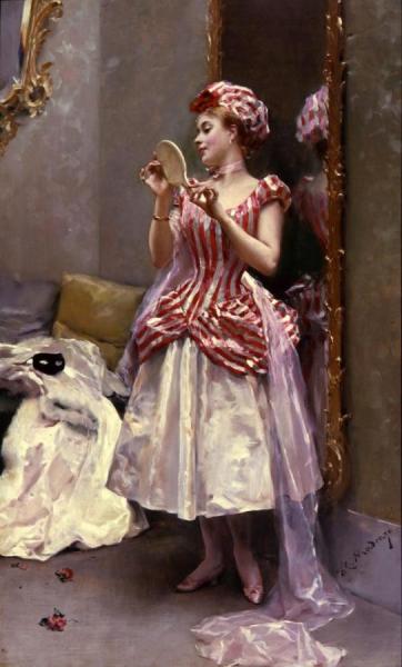 An Evening Out by Raimundo De Madrazo Y Garreta