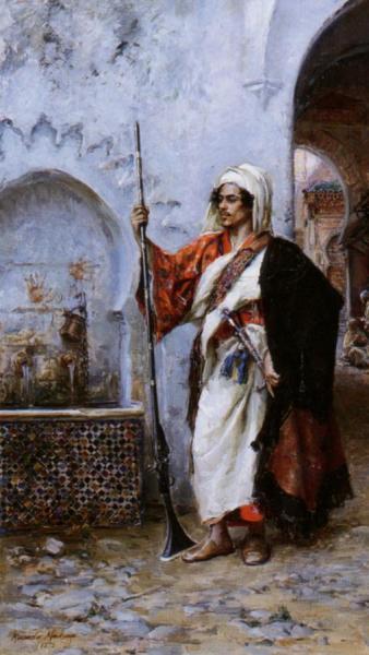 Arab Warrier by Raimundo De Madrazo Y Garreta