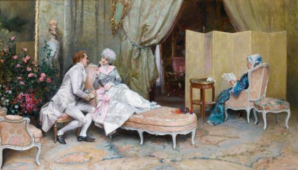 Raimundo De Madrazo Y Garreta Flirtation