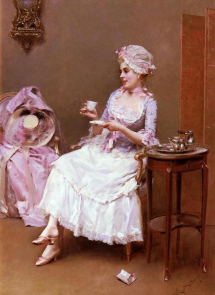Hot Chocolate by Raimundo De Madrazo Y Garreta