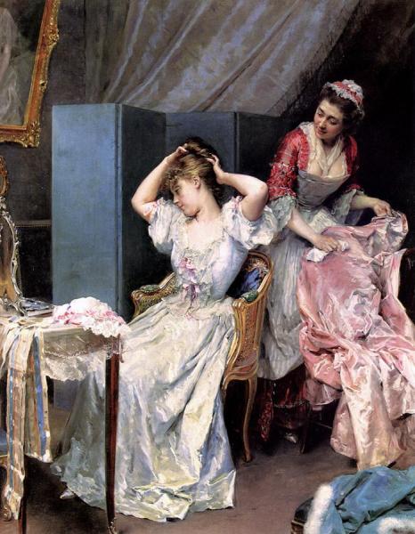 La Toilette by Raimundo De Madrazo Y Garreta