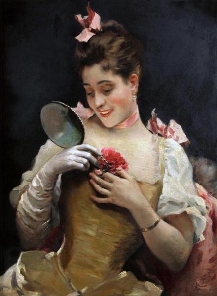 Portrait Of Aline Masson by Raimundo De Madrazo Y Garreta