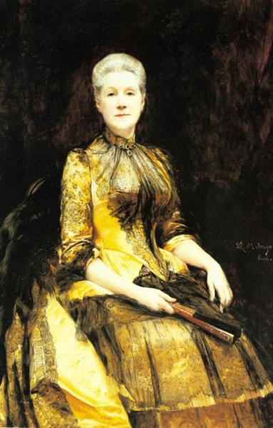 Portrait Of Mrs. James Leigh Coleman by Raimundo De Madrazo Y Garreta