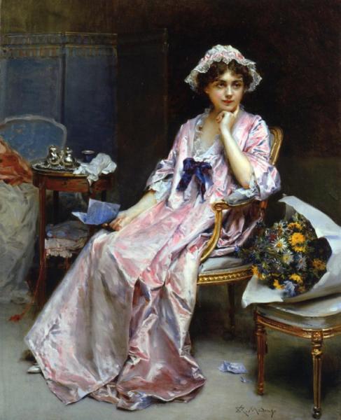 The Love Letter by Raimundo De Madrazo Y Garreta Oil Painting Reproductions