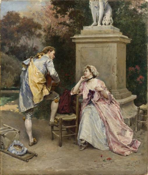 Raimundo De Madrazo Y Garreta The Serenade