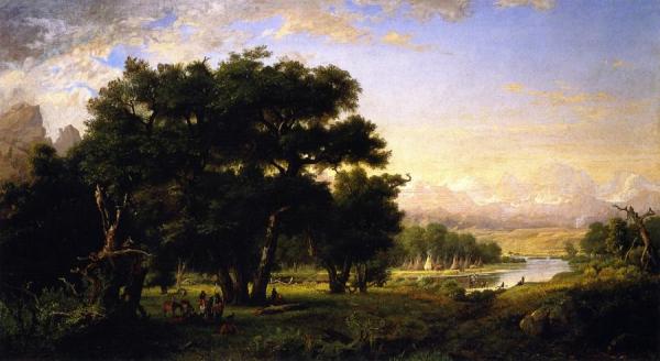 Ralph Albert Blakelock Encampment Along The Snake River