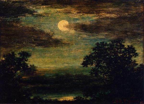 Moonlight On The River by Ralph Albert Blakelock