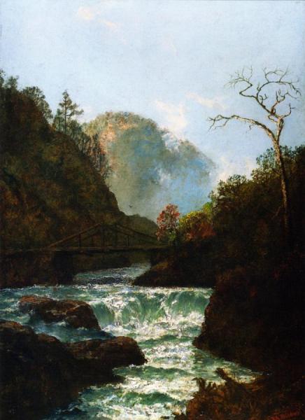 Pawpack Falls, Hawley, Pennsylvania by Ralph Albert Blakelock