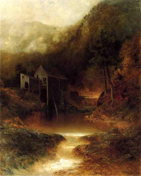 The Old Mill by Ralph Albert Blakelock Oil Painting Reproductions