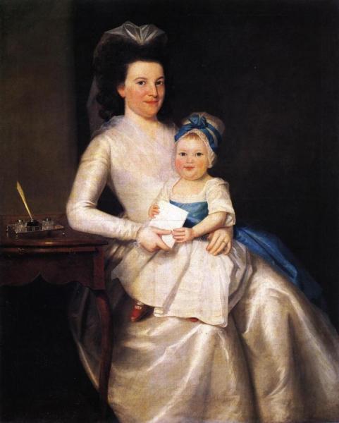 Lady Williams And Child by Ralph Earl