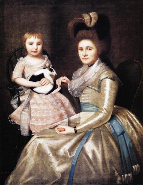 Ralph Earl Mrs. William Taylor And Son Daniel