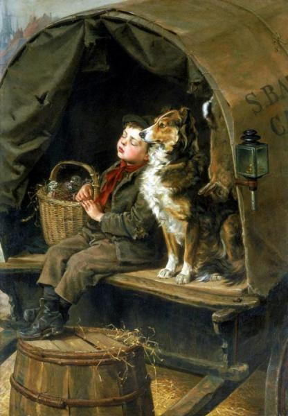 Off To Market by Ralph Hedley
