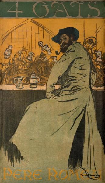 4 Gats by Ramon Casas I Carbó