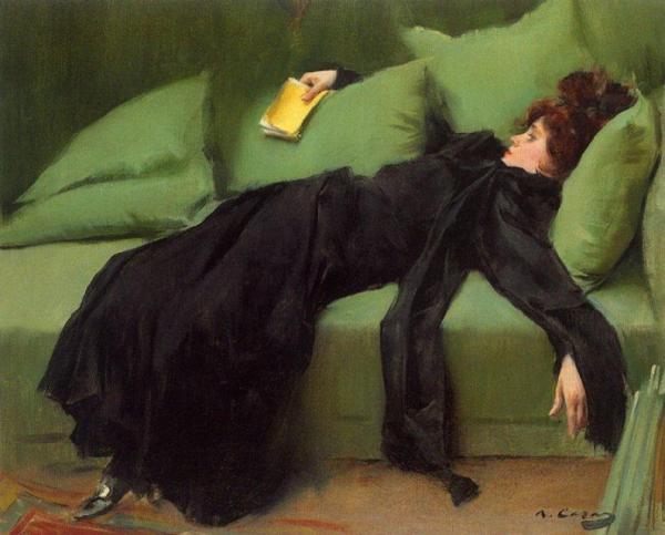 After The Ball by Ramon Casas I Carbó