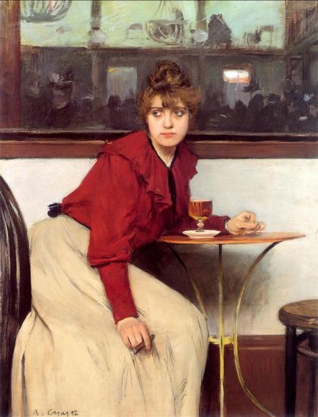 Au Moulin De La Galette by Ramon Casas I Carbó Oil Painting Reproductions