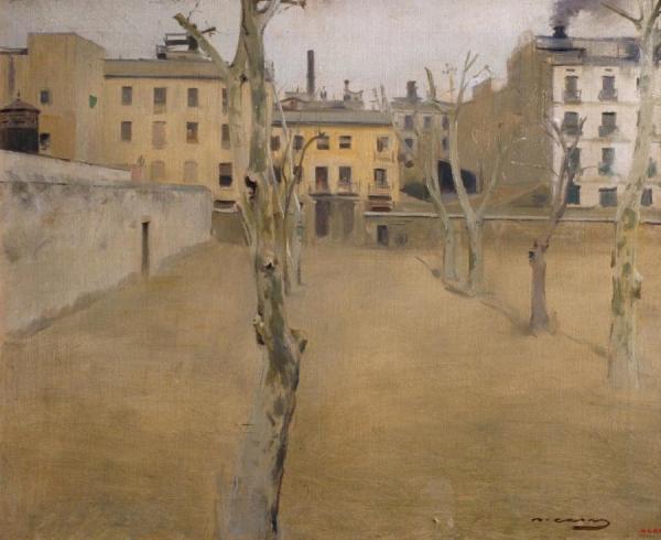 Courtyard Of The Old Barcelona Prison by Ramon Casas I Carbó