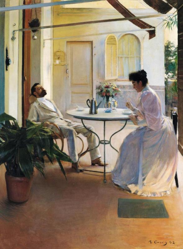 Interior Al Aire Libre by Ramon Casas I Carbó