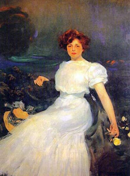 Mujer Sentada by Ramon Casas I Carbó