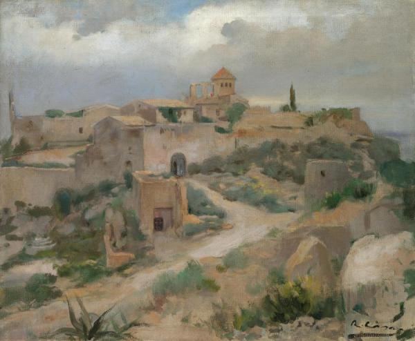 Paisaje De Tamarit by Ramon Casas I Carbó Oil Painting Reproductions