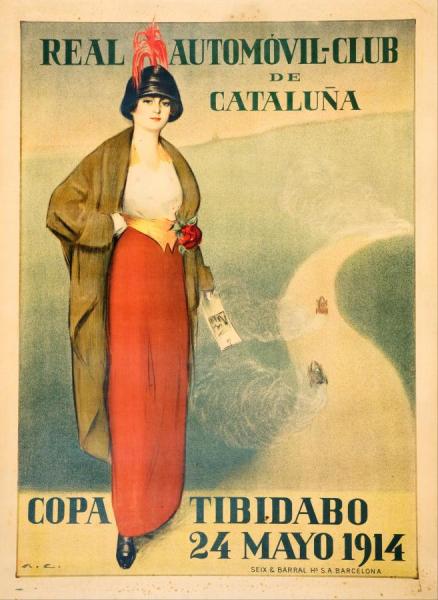 Real Automóvil-club De Cataluña,copa Tibidabo by Ramon Casas I Carbó