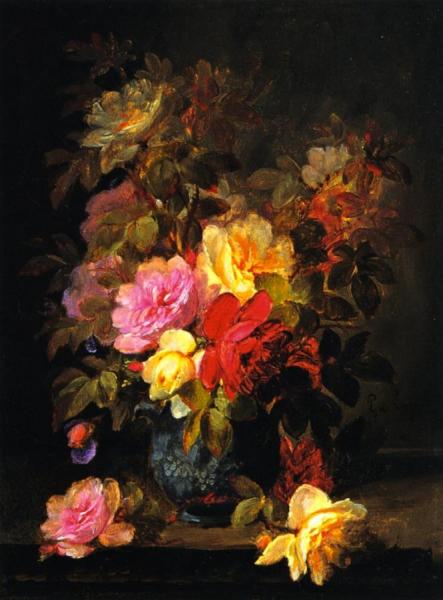 Roses by Raoul De Longpre