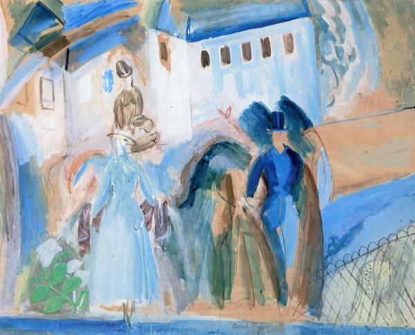 A  Walk In The Woods by Raoul Dufy Oil Painting Reproductions