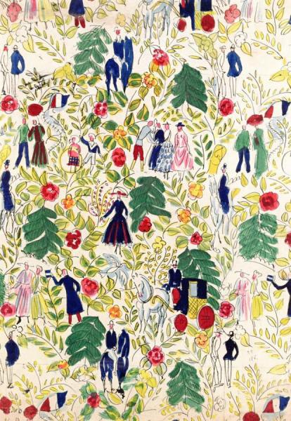Raoul Dufy A Walk In The Woods