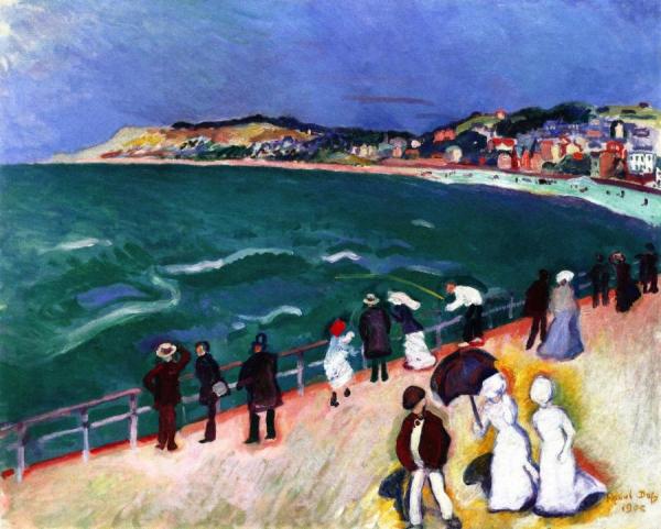 A Walk On The Jetty by Raoul Dufy