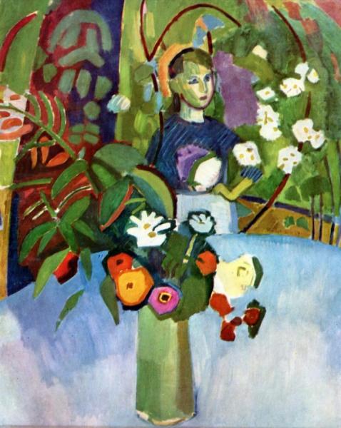 Among The Flowers by Raoul Dufy
