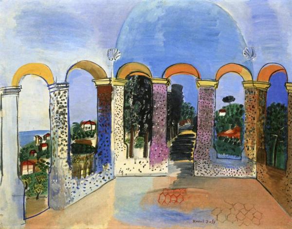 Arcades In Vallauris by Raoul Dufy