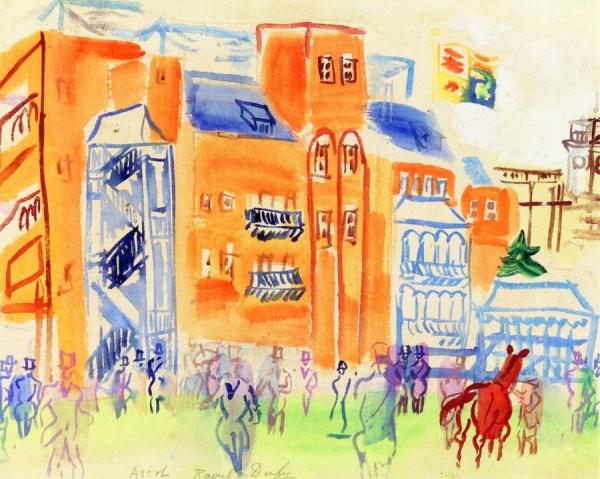 Ascot, The Grandstands by Raoul Dufy