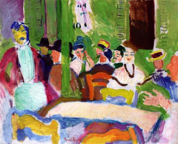 At The Café by Raoul Dufy
