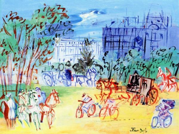 Avenue Du Bois De Bologne by Raoul Dufy