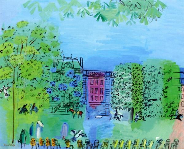 Avenue Du Bois De Boulogne by Raoul Dufy
