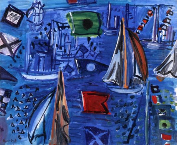 Bateau Pavoisés by Raoul Dufy
