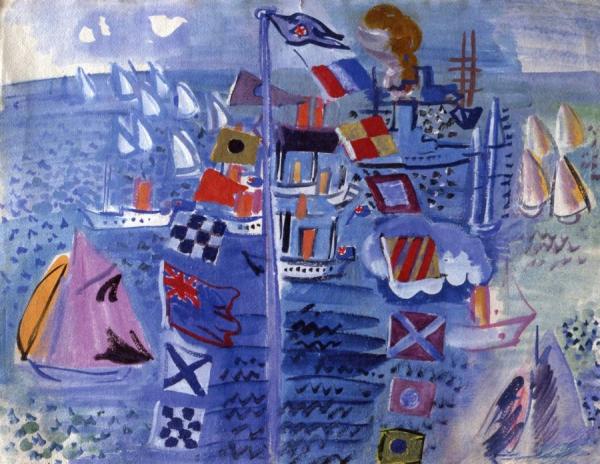 Bedecked Boats by Raoul Dufy Oil Painting Reproductions