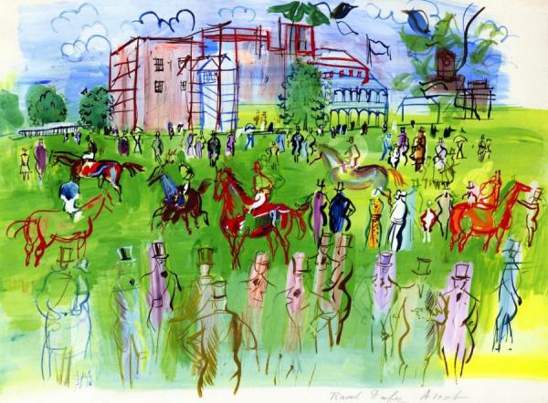 Before The Start, Ascot by Raoul Dufy Oil Painting Reproductions