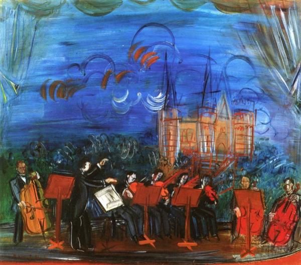 Blue Orchestra by Raoul Dufy