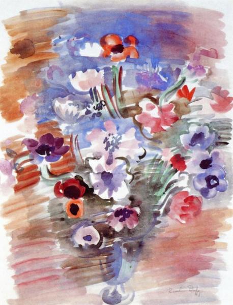 Bouquet Of Anemones by Raoul Dufy