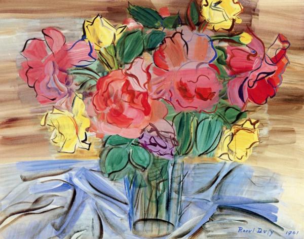 Bouquet Of Roses by Raoul Dufy
