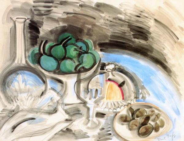 Bowl Of Fruit by Raoul Dufy