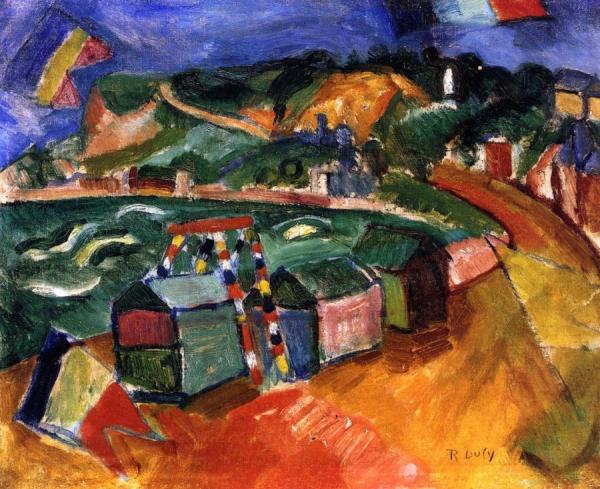 Cabins: July Fourteenth by Raoul Dufy