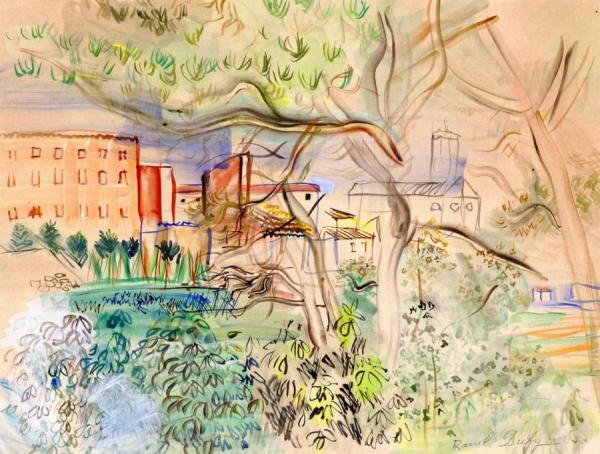 Caldas De Montbuy by Raoul Dufy