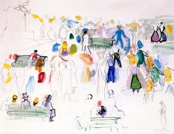 Carnival In Perpignan by Raoul Dufy