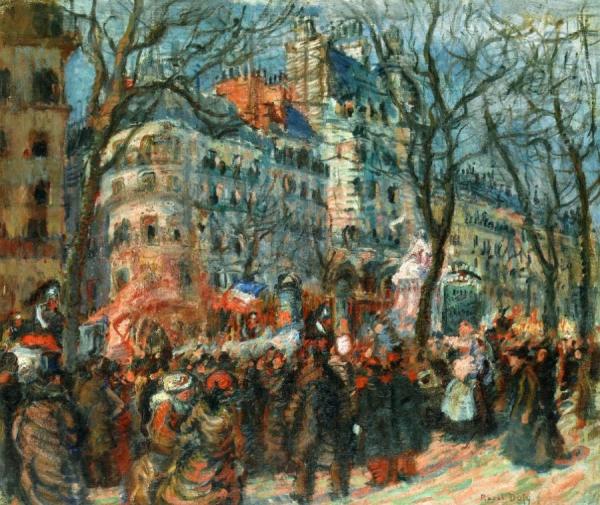 Carnival On The Grands Boulevards by Raoul Dufy