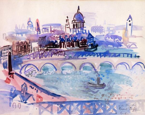 Charing Cross Bridge by Raoul Dufy