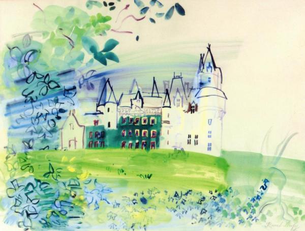 Chateau In The Park by Raoul Dufy